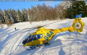 LZS Liberec na sjezdovce v Josefově Dole na Jablonecku při Rescue Ski