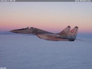 Inverzia a MiG 29