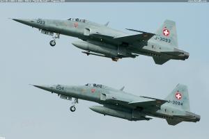 2x F-5E J-3093 J-3094 / FlSt 6 "Until the End" - Payerne AFB