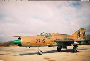 MiG-21MF 7705, 82.ssl (samostatná ,,stěhovací"letka) Přerov