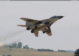 MiG-29 - vzlet na ukážku
