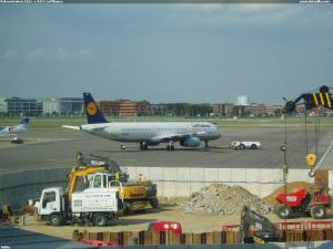 Rekonstrukcie EGLL a A321 Lufthansa