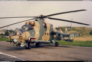 Mi-24D Hind  0216  	51st Helicopter Regiment at Prostejov