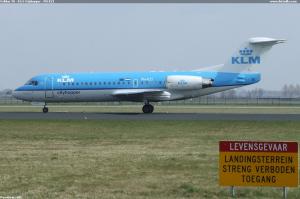 Fokker 70 - KLM Cityhopper - PH-KZI
