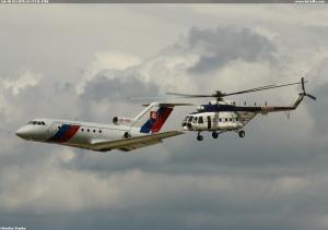 Jak-40 OM-BYE,Mi-171 B-1786