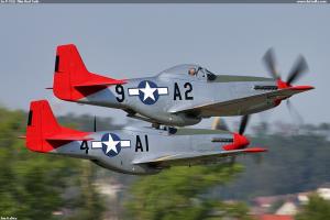 2x P-51D, film Red Tails