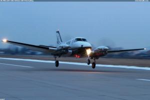 OK-PRG (SKY AIR/SEAGLE AIR FTO) landing