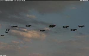 "Tafla" incredible formation of 12x Su-22 & 4x
