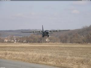 C-130 Hercules airborne