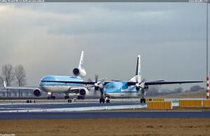 Fokker 50 and MD-11, both are now retired