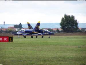 Breitling Jet Team na startu..